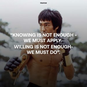 Knowledge is not enough